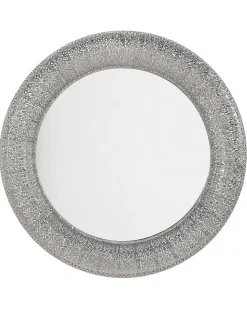 Beliani Specchio CHANNAY 80 cm 80 cm Metallo Argento