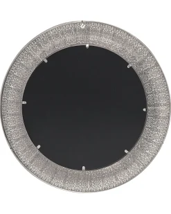 Beliani Specchio CHANNAY 80 cm 80 cm Metallo Argento