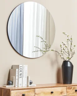 Online Beliani Specchio CHARRON 80 cm 80 cm Blu