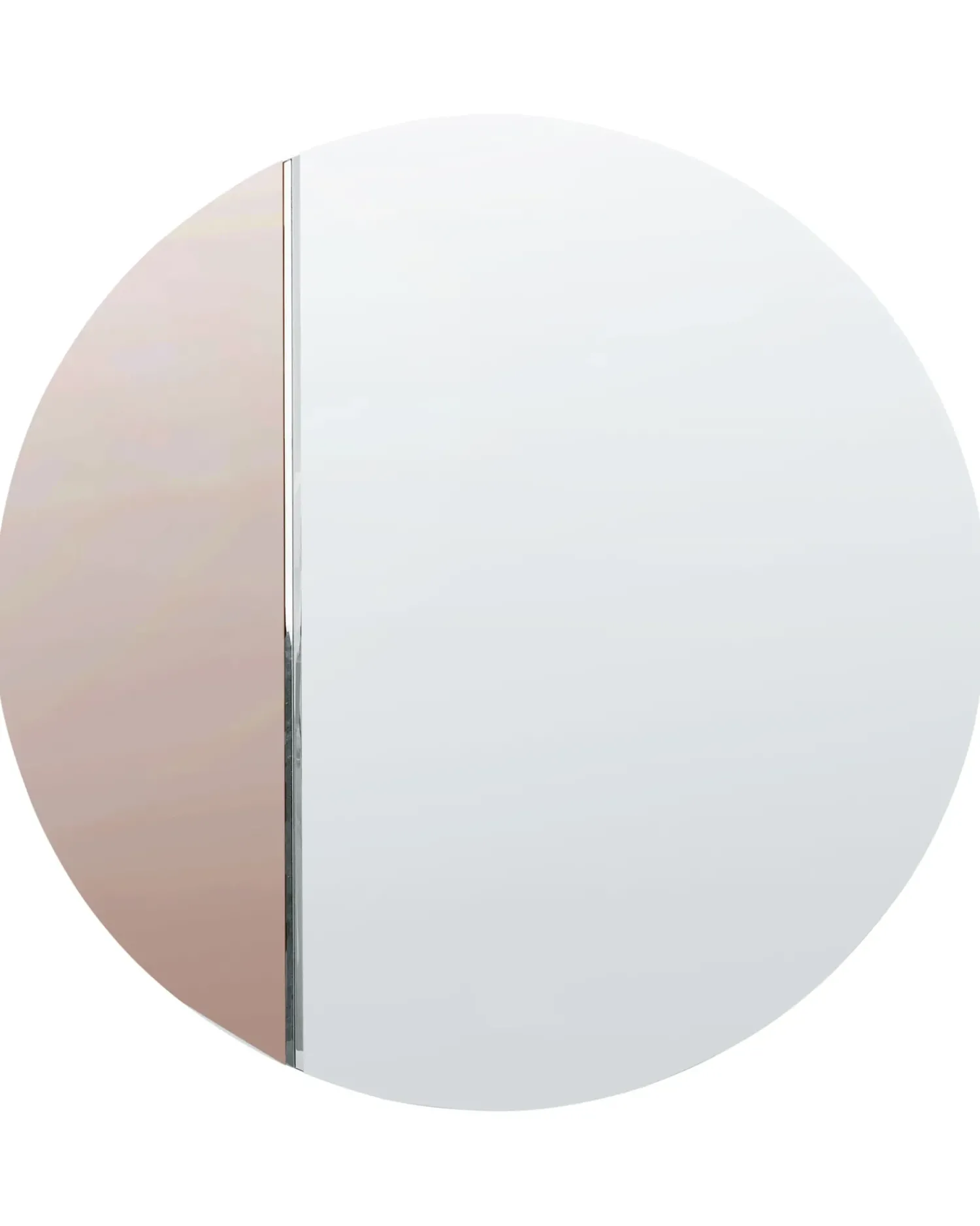 Discount Beliani Specchio CHARRON 80 cm 80 cm Oro rosa