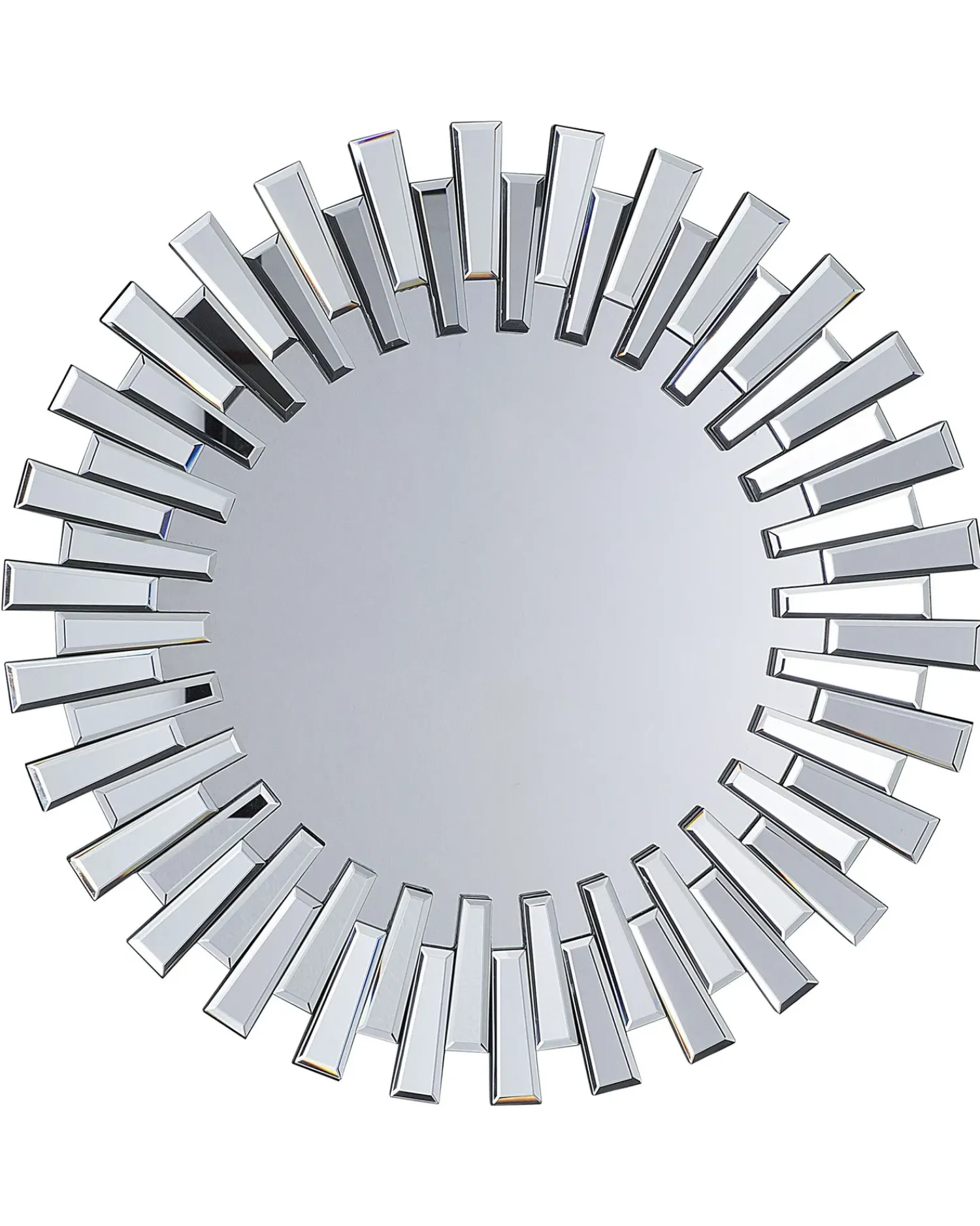 Outlet Beliani Specchio CHOLET 70 cm 70 cm Argento