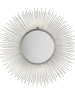 New Beliani Specchio CILLY 80 cm 80 cm Metallo Argento