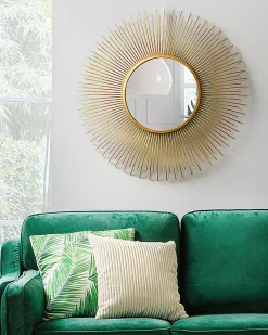 Clearance Beliani Specchio CILLY 80 cm 80 cm Metallo Oro