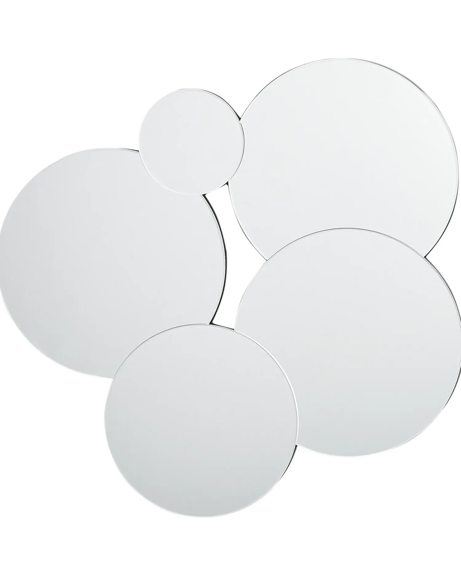 Beliani Specchio CLAIS 82 cm 80 cm Argento