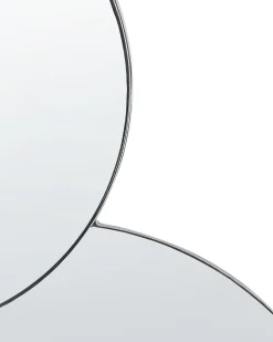 Beliani Specchio CLAIS 82 cm 80 cm Argento