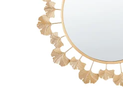 Outlet Beliani Specchio CODOLET 60 cm 60 cm Metallo Oro