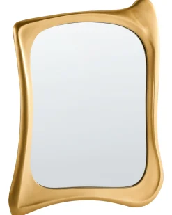 Beliani Specchio CONCARNEAU 65 cm 94 cm Oro