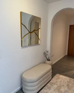 Sale Beliani Specchio COOLE 80 cm 80 cm Oro