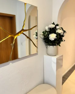 Sale Beliani Specchio COOLE 80 cm 80 cm Oro