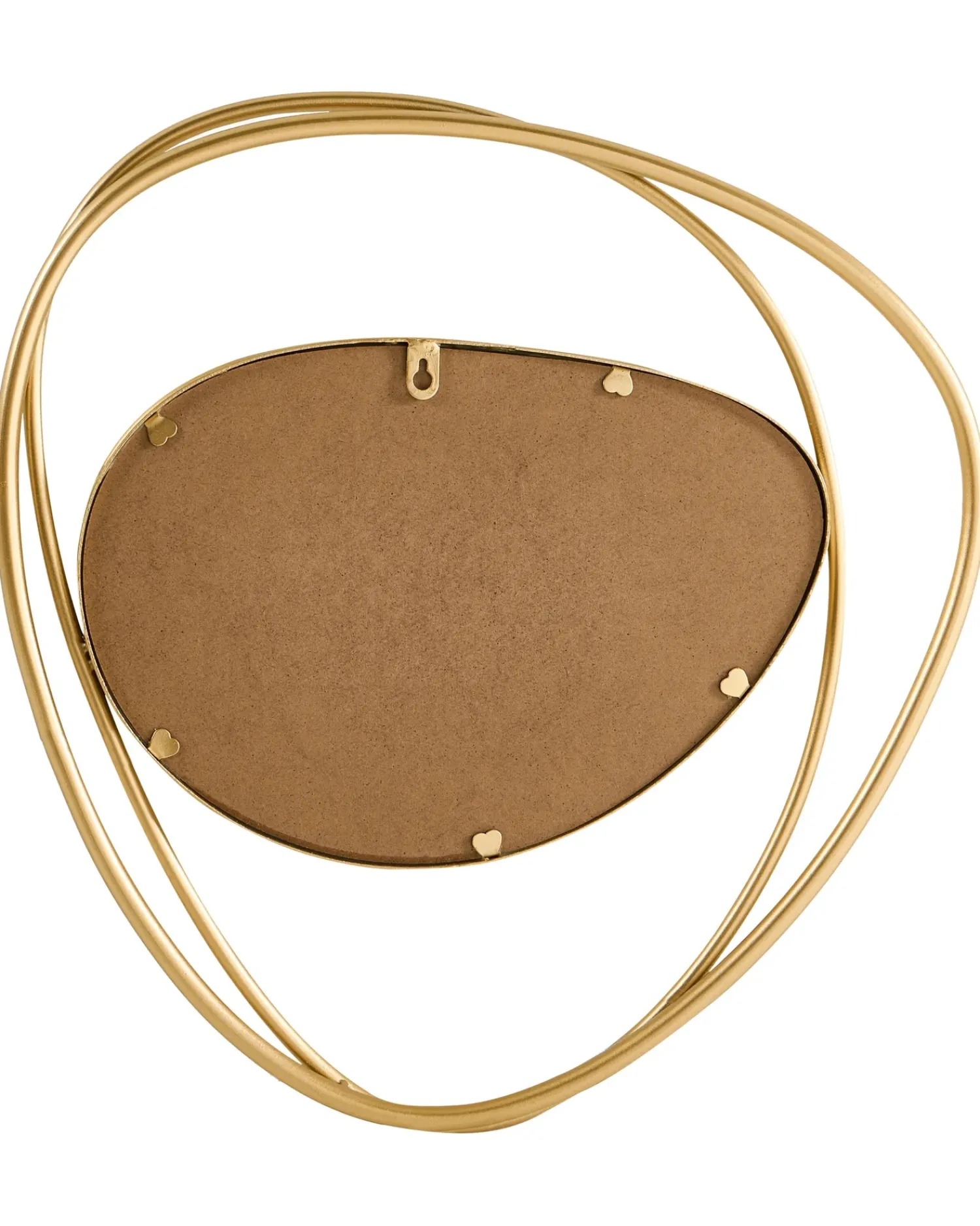 Sale Beliani Specchio COURCY 50 cm 54 cm Metallo Oro