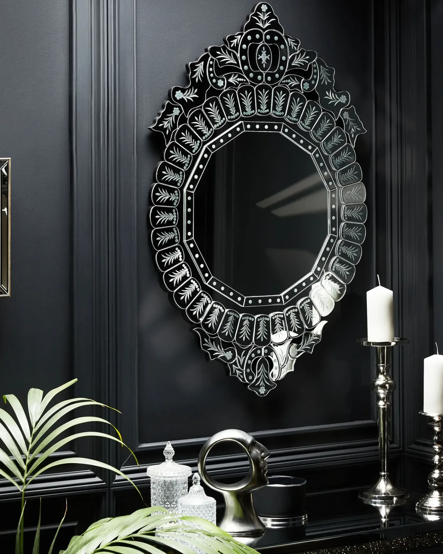 Clearance Beliani Specchio CRAON 67 cm 100 cm Argento