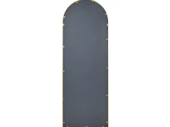 Hot Beliani Specchio CROSSES 60 cm 170 cm Metallo Oro