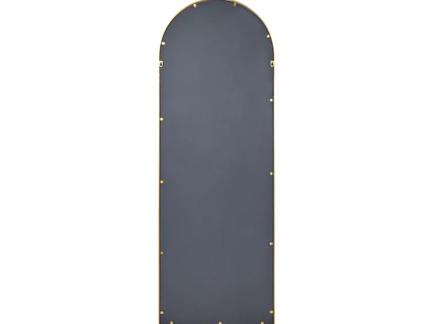 Hot Beliani Specchio CROSSES 60 cm 170 cm Metallo Oro