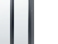 Hot Beliani Specchio CROSSES 60 cm 170 cm Metallo Nero