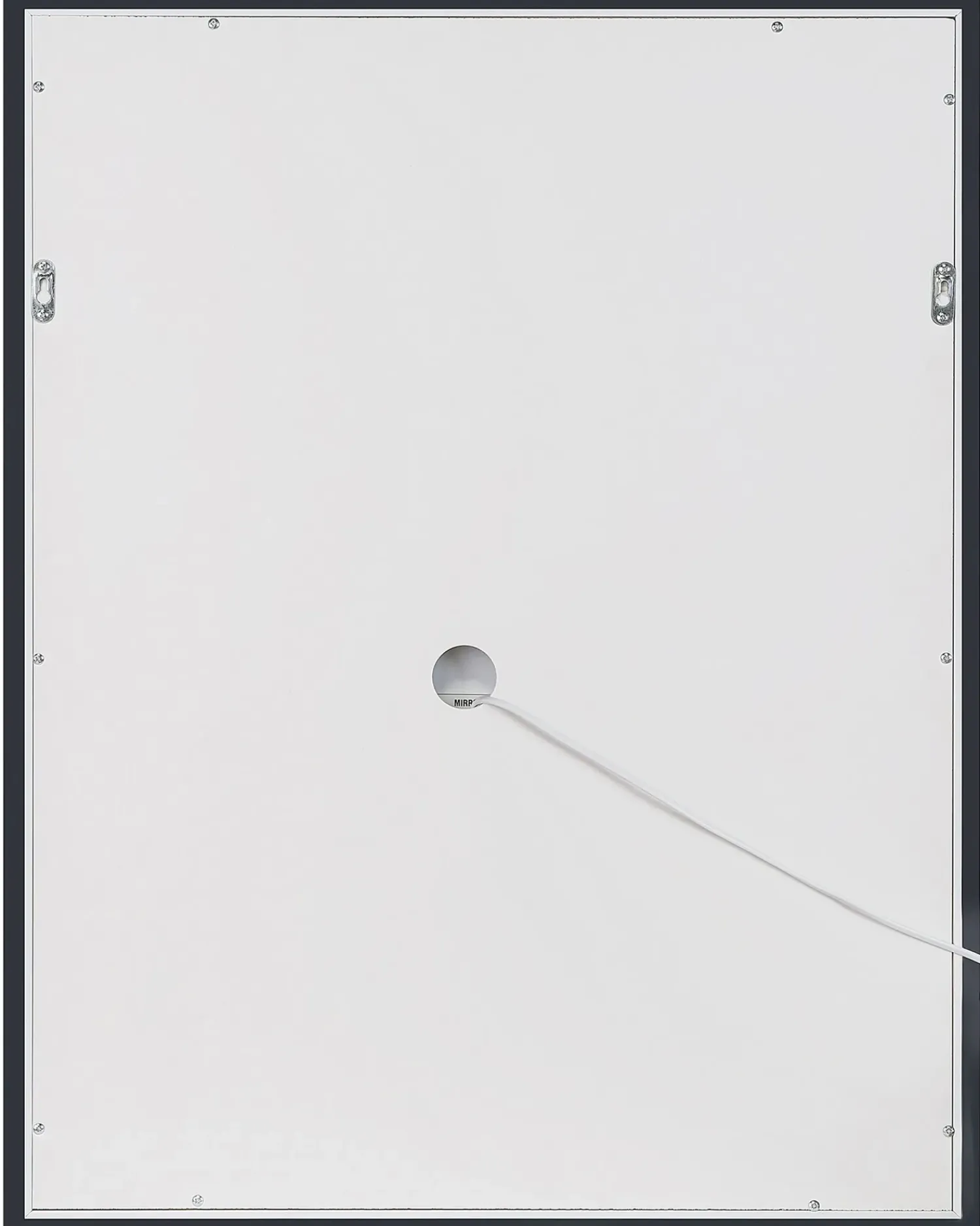 Clearance Beliani Specchio da bagno con luce LED MARTINET 80 cm Argento