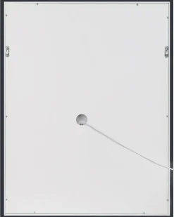 Best Beliani Specchio da bagno con luce LED MARTINET 90 cm Argento