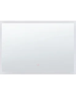 Sale Beliani Specchio da bagno con luce LED ADOUR 80 cm 60 cm Argento