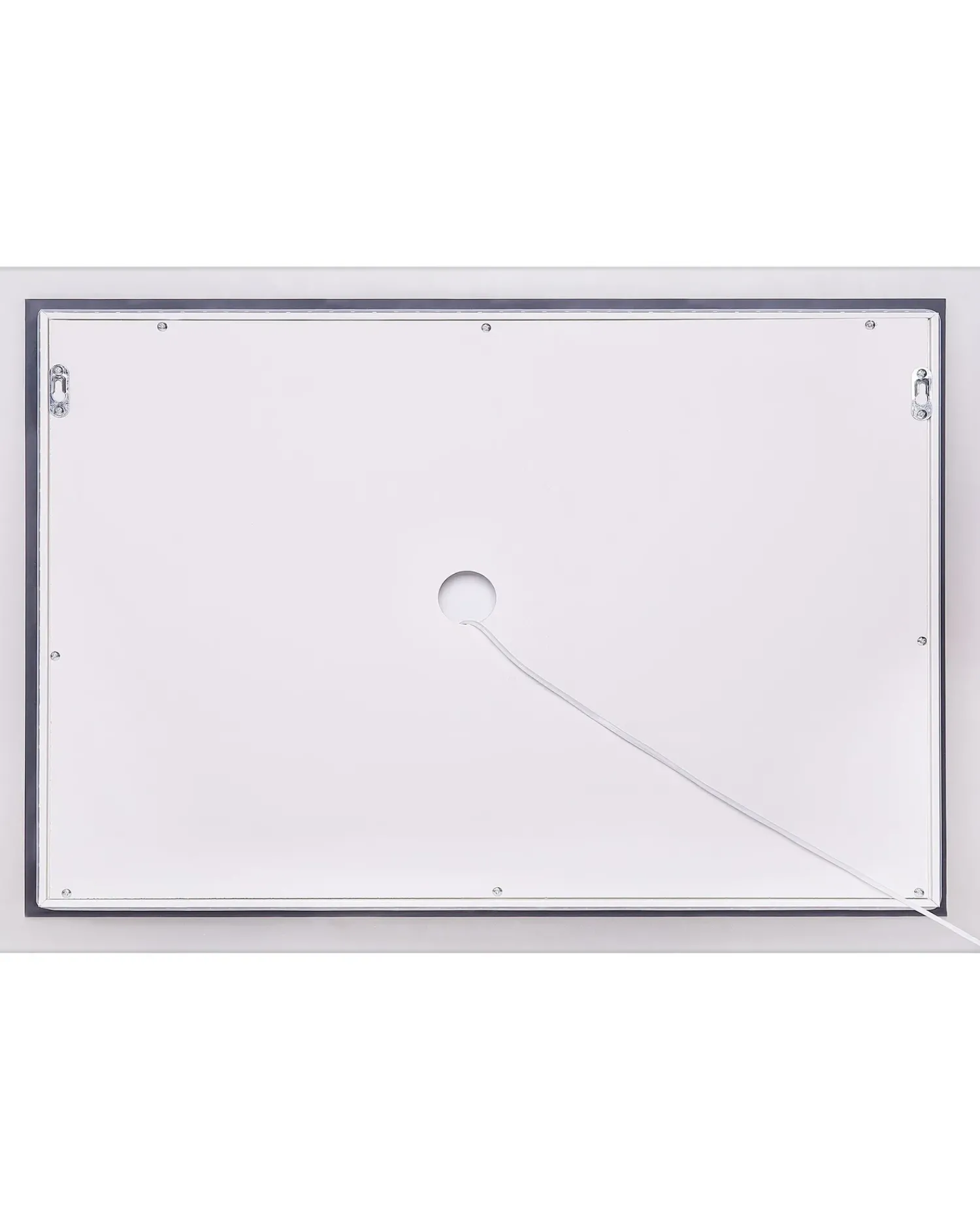 Sale Beliani Specchio da bagno con luce LED ADOUR 80 cm 60 cm Argento