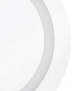 Discount Beliani Specchio da bagno con luce LED SELUNE 58 cm 58 cm Argento
