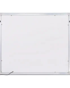 Clearance Beliani Specchio da bagno con luce LED LIRAC 70 cm 60 cm Argento
