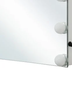 Online Beliani Specchio da bagno con luce LED LUCENAY 40 cm 50 cm Argento
