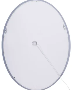 Discount Beliani Specchio da bagno con luce LED MAZILLE 60 cm 80 cm Argento