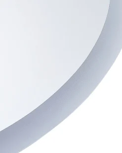 Sale Beliani Specchio da bagno con luce LED VIRIAT 60 cm 80 cm Argento
