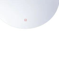 Sale Beliani Specchio da bagno con luce LED CALLAC 60 cm 60 cm Argento