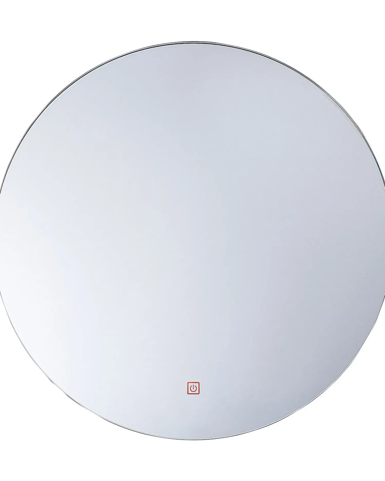 Sale Beliani Specchio da bagno con luce LED CALLAC 60 cm 60 cm Argento