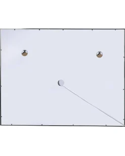 Discount Beliani Specchio da bagno con luce LED ARGENS 70 cm Argento