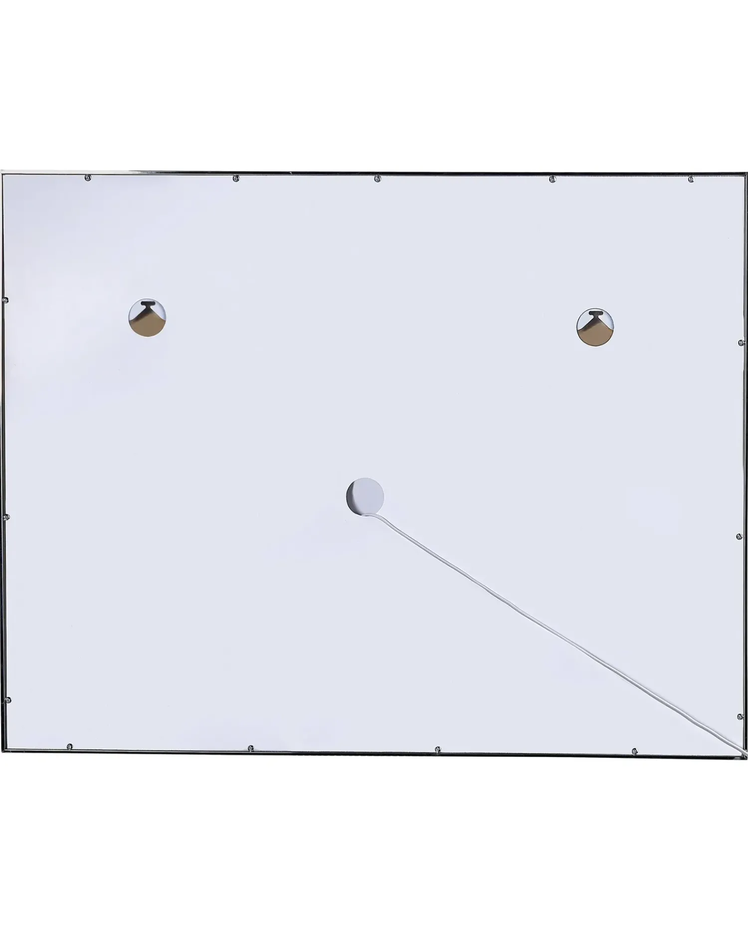 Discount Beliani Specchio da bagno con luce LED ARGENS 70 cm Argento
