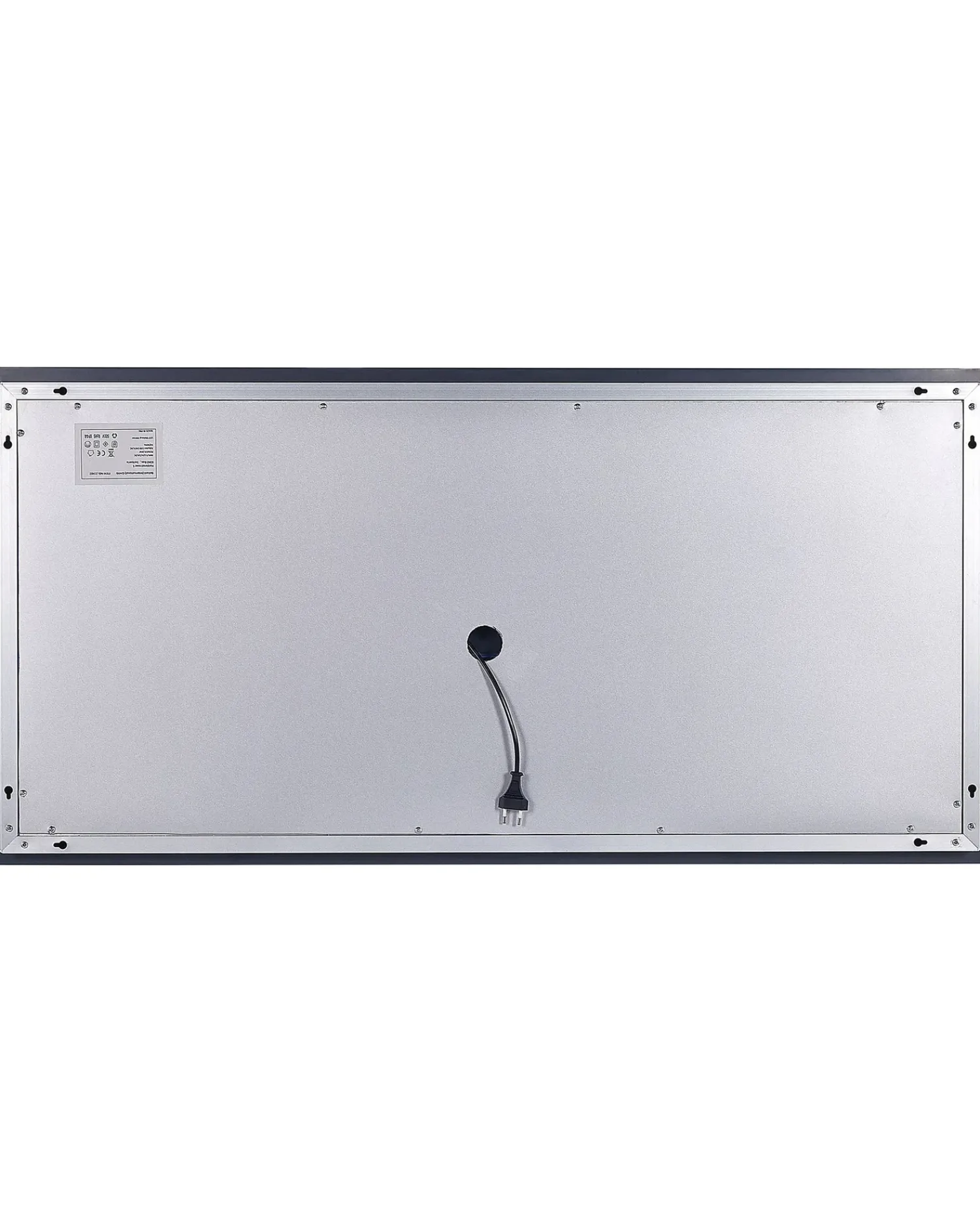 Online Beliani Specchio da bagno con luce LED AVRANCHES 120 cm 60 cm Argento