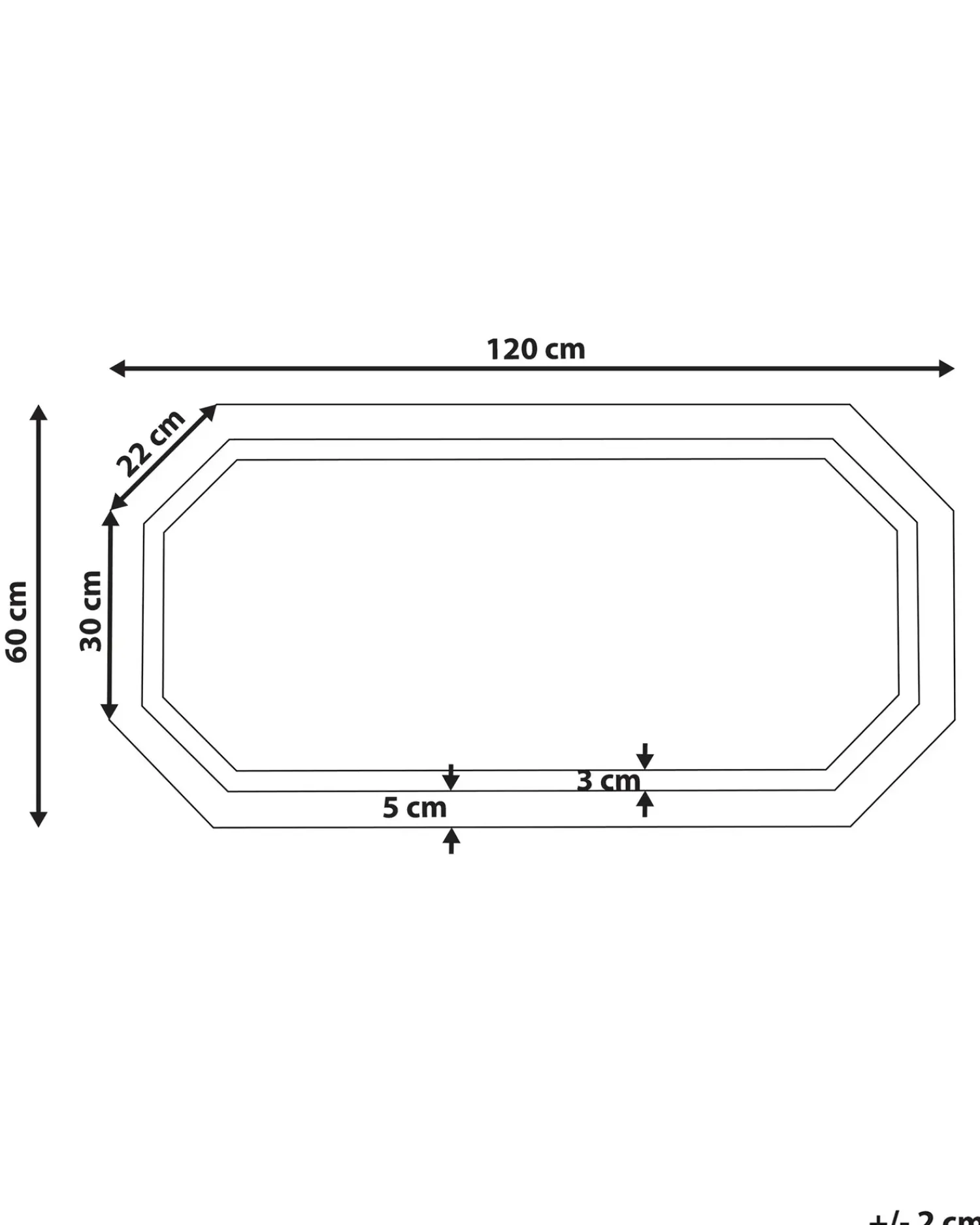 Online Beliani Specchio da bagno con luce LED LOCMARIAQUER 120 cm 60 cm Argento