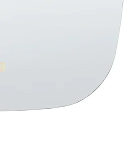 Hot Beliani Specchio da bagno con luce LED BERGERAC 58 cm 78 cm Argento