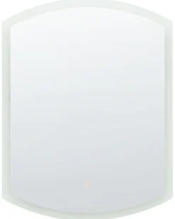Online Beliani Specchio da bagno con luce LED BEZIERS 60 cm 78 cm Argento