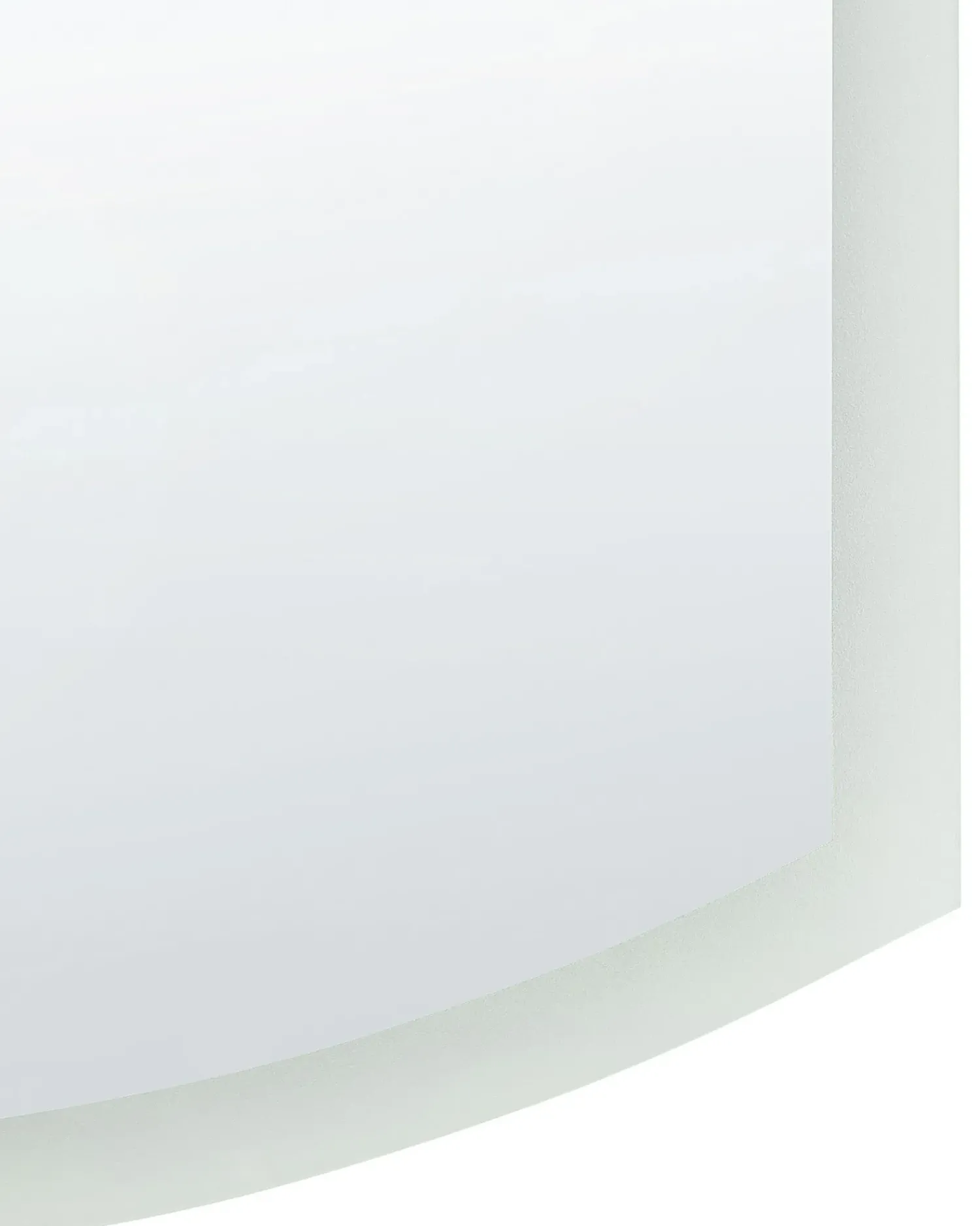 Online Beliani Specchio da bagno con luce LED BEZIERS 60 cm 78 cm Argento