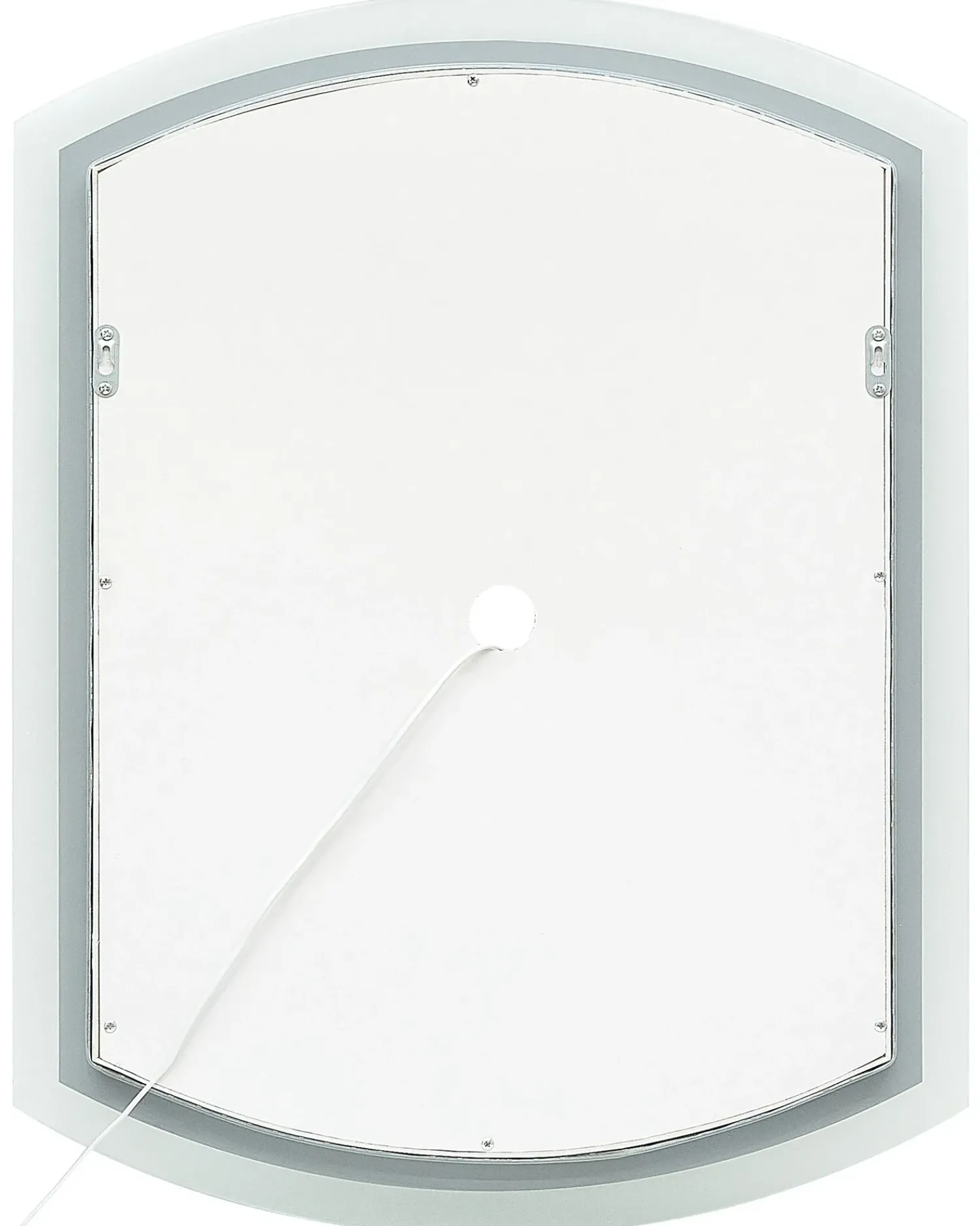 Online Beliani Specchio da bagno con luce LED BEZIERS 60 cm 78 cm Argento