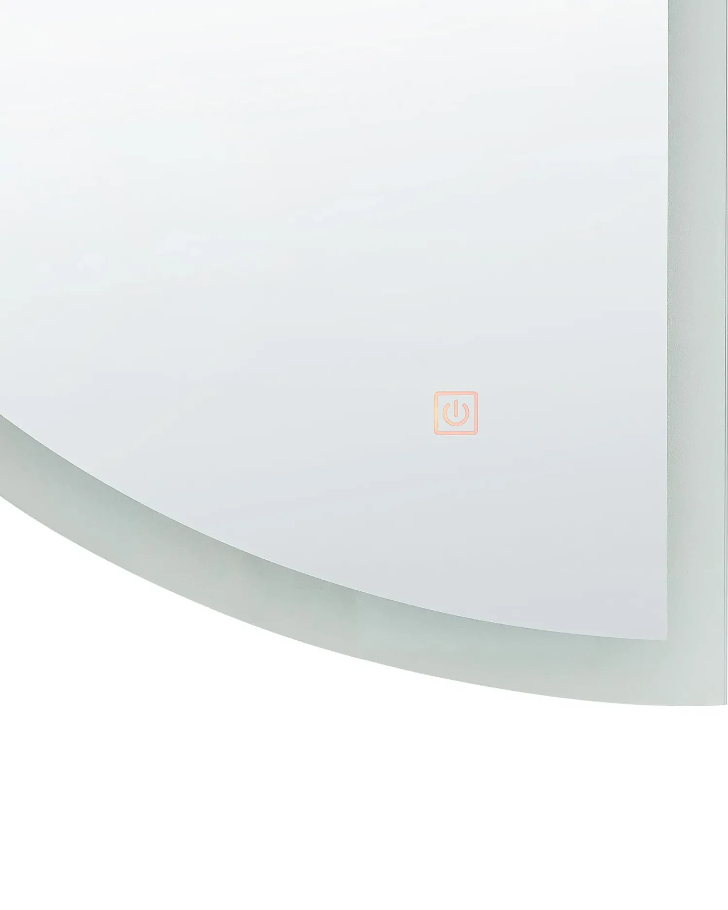 Outlet Beliani Specchio da bagno con luce LED BEZONS 49 cm 80 cm Argento