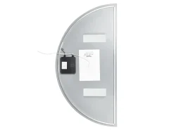 Online Beliani Specchio da bagno con luce LED LOUE 50 cm Argento