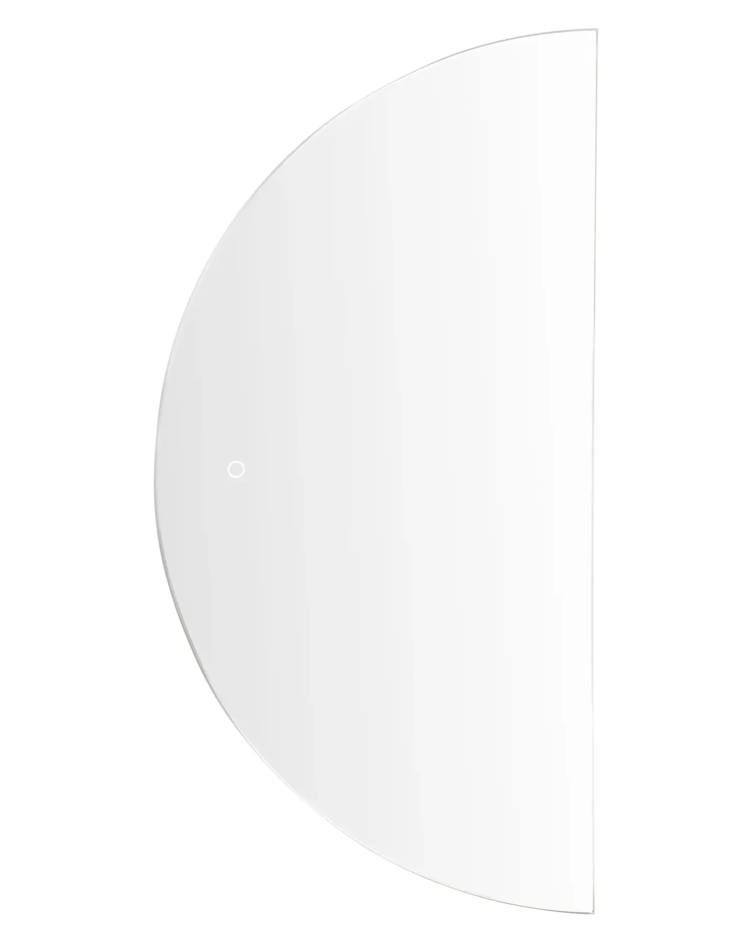 Online Beliani Specchio da bagno con luce LED LOUE 50 cm Argento