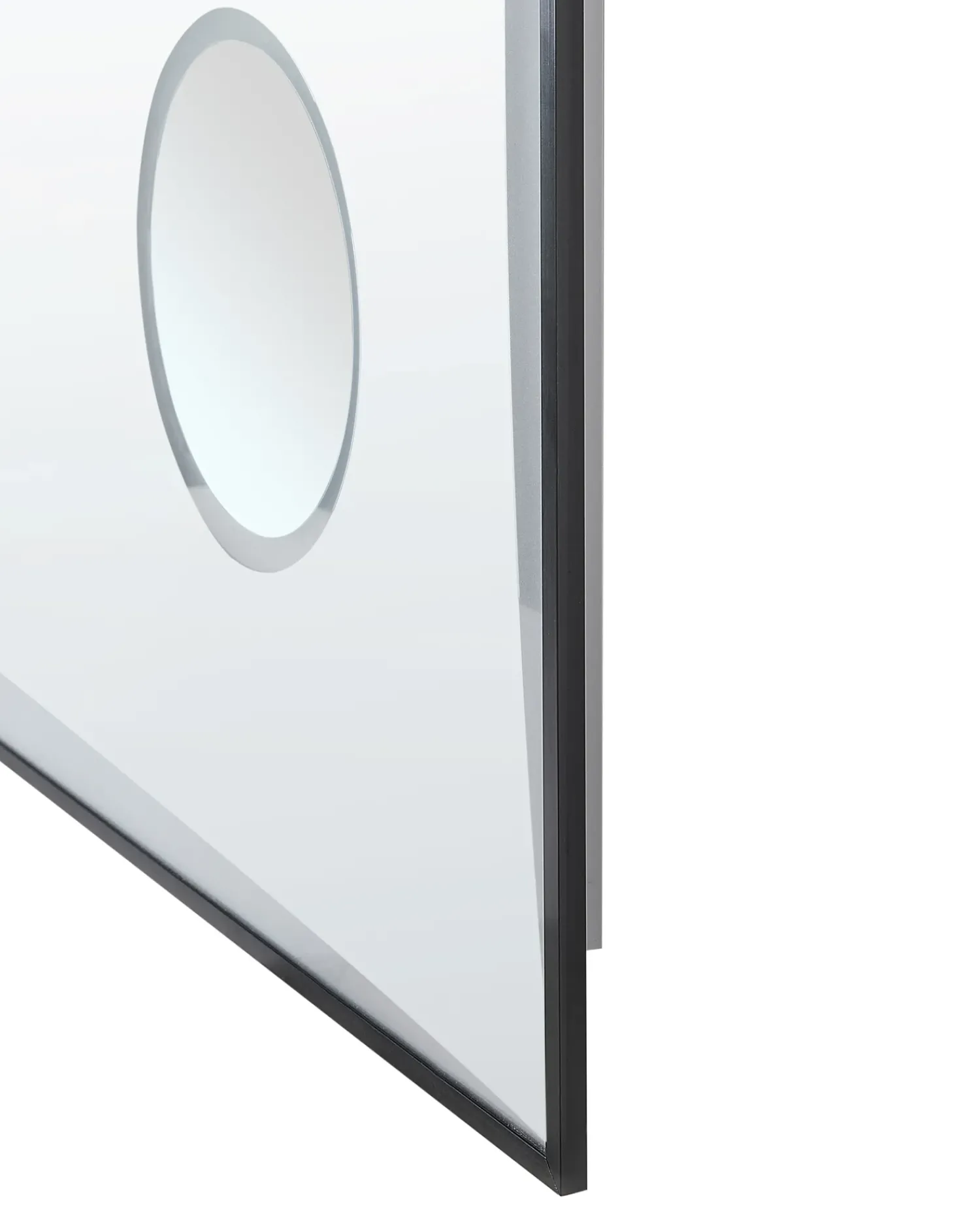 Online Beliani Specchio da bagno con luce LED ONLAY 100 cm 60 cm Argento