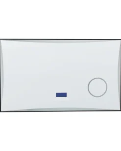 Online Beliani Specchio da bagno con luce LED ONLAY 100 cm 60 cm Argento