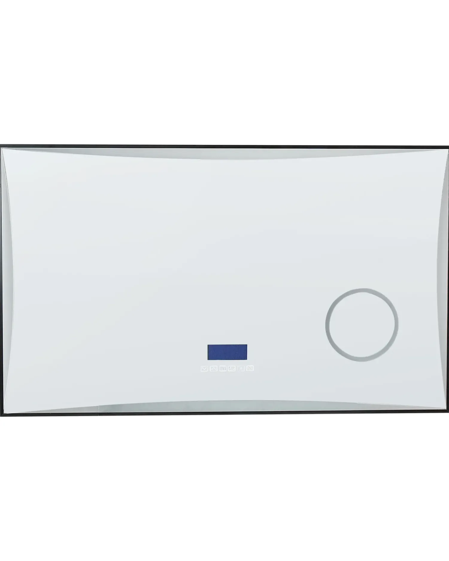Online Beliani Specchio da bagno con luce LED ONLAY 100 cm 60 cm Argento