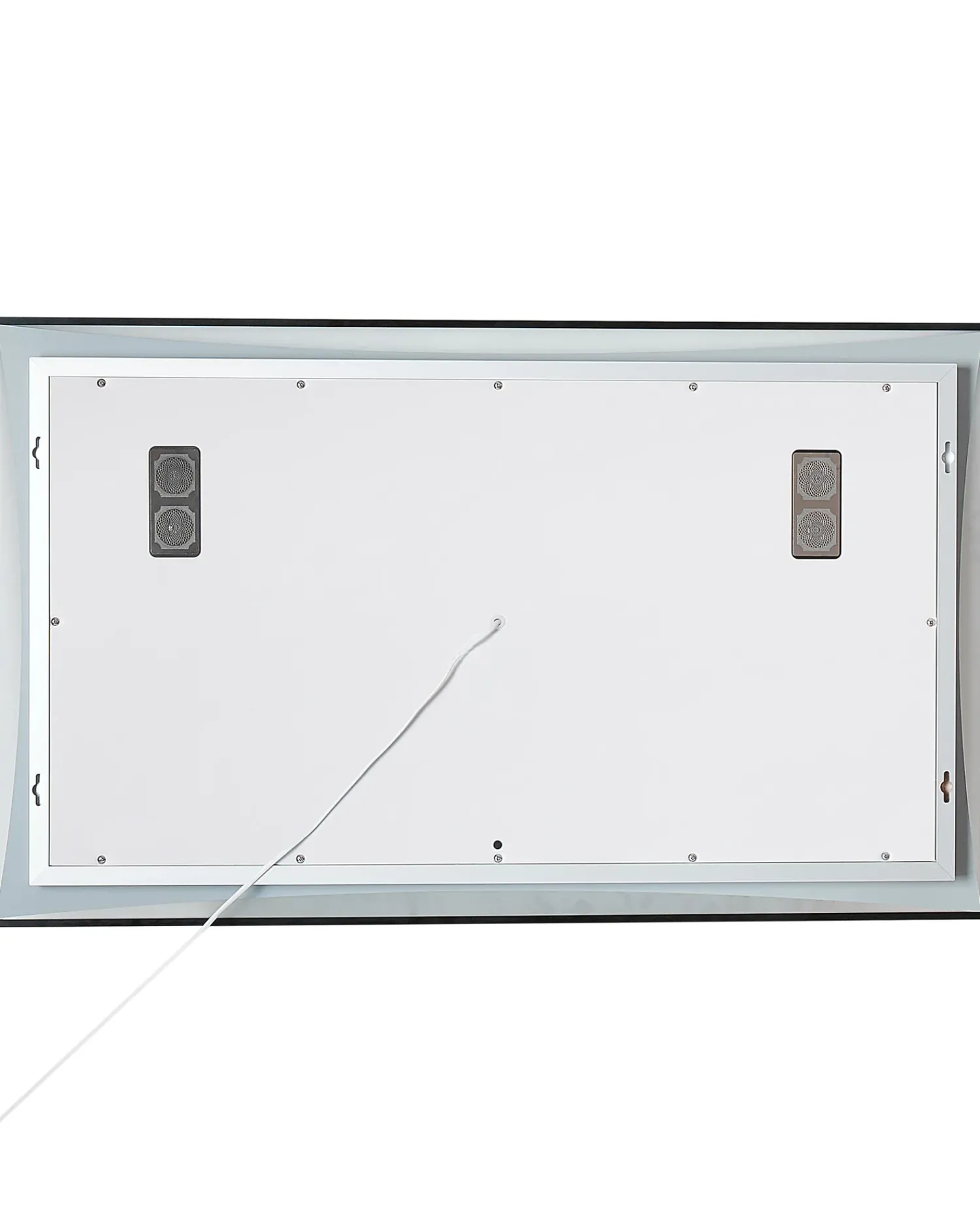 Online Beliani Specchio da bagno con luce LED ONLAY 100 cm 60 cm Argento