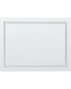 Beliani Specchio da bagno con luce LED PRENOIS 80 cm 60 cm Argento