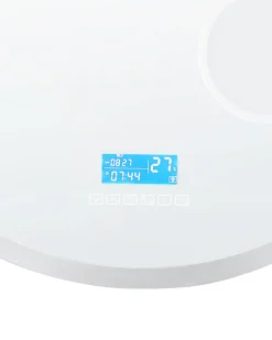 Hot Beliani Specchio da bagno con luce LED FIXIN 80 cm 80 cm con altoparlante Bluetooth integrato Argento