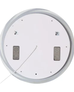 Best Beliani Specchio da bagno con luce LED TANAY 60 cm 60 cm con altoparlante Bluetooth integrato Argento