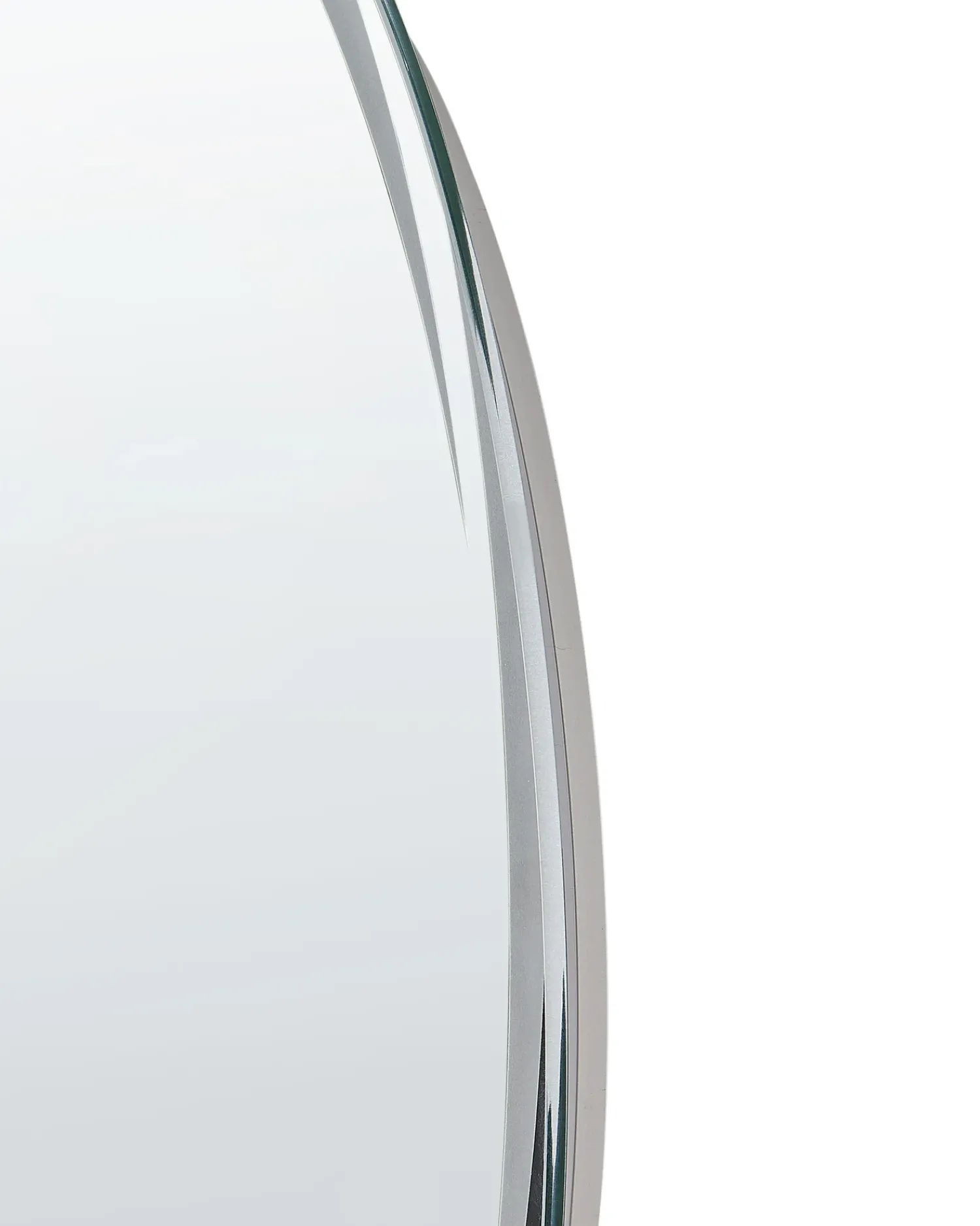 Best Beliani Specchio da bagno con luce LED TANAY 60 cm 60 cm con altoparlante Bluetooth integrato Argento
