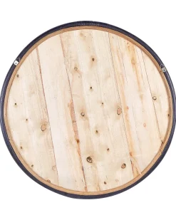 Sale Beliani Specchio DAKSA 60 cm 60 cm Rattan Nero Beige Naturale Nero