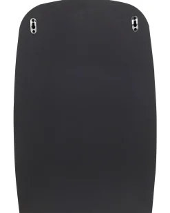 Beliani Specchio da parete con ripiano BRANNAY 40 cm 60 cm Argento